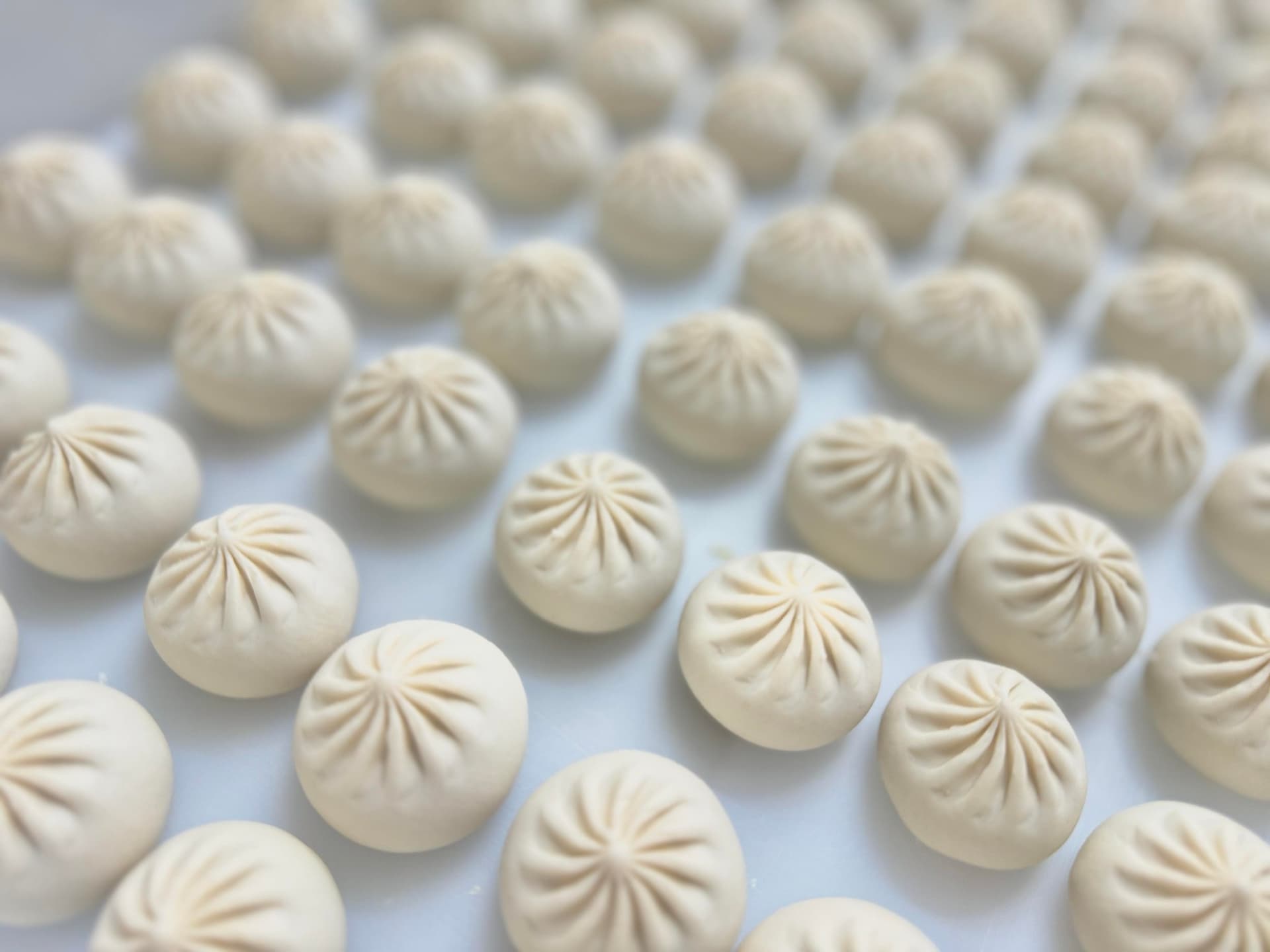 Fresh momos being prepared